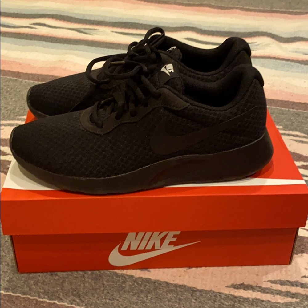 Black Nike sneakers